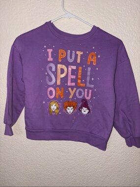 Purple Kids Sweatshirt - I Put a Spell On You
